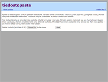 Tablet Screenshot of fpaste.dy.fi